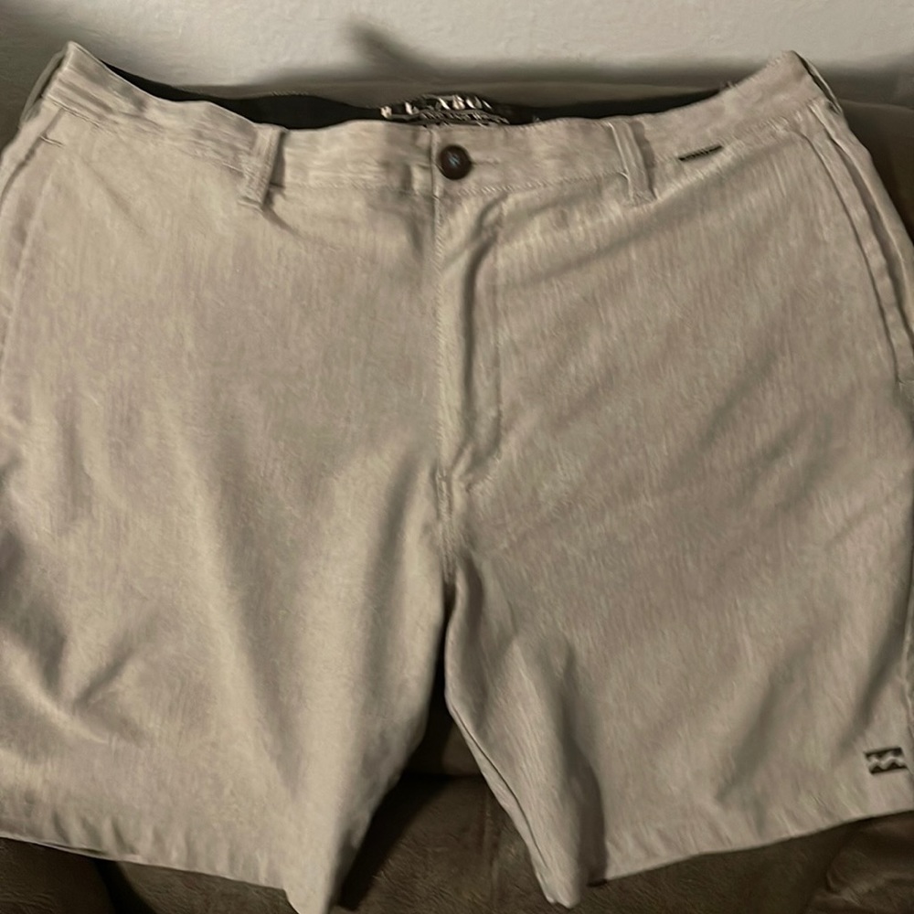 Billabong hybrid shorts for land or water. Grey/ size 34